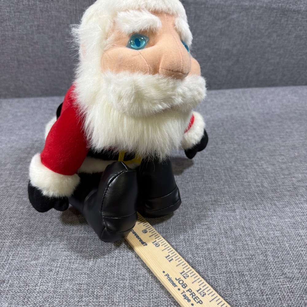 VTG Gemmy Santa Animated "Santa Claus Is Coming To Town Light Up Cheeks Untested - Picture 12 of 12